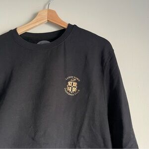 Men’s Luton Town Football Club Black Crew Neck Sweatshirt